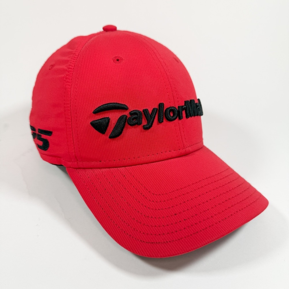 TaylorMade TP5 Golf Hat Red Adjustable‎ One Size Tour Preferred Cap